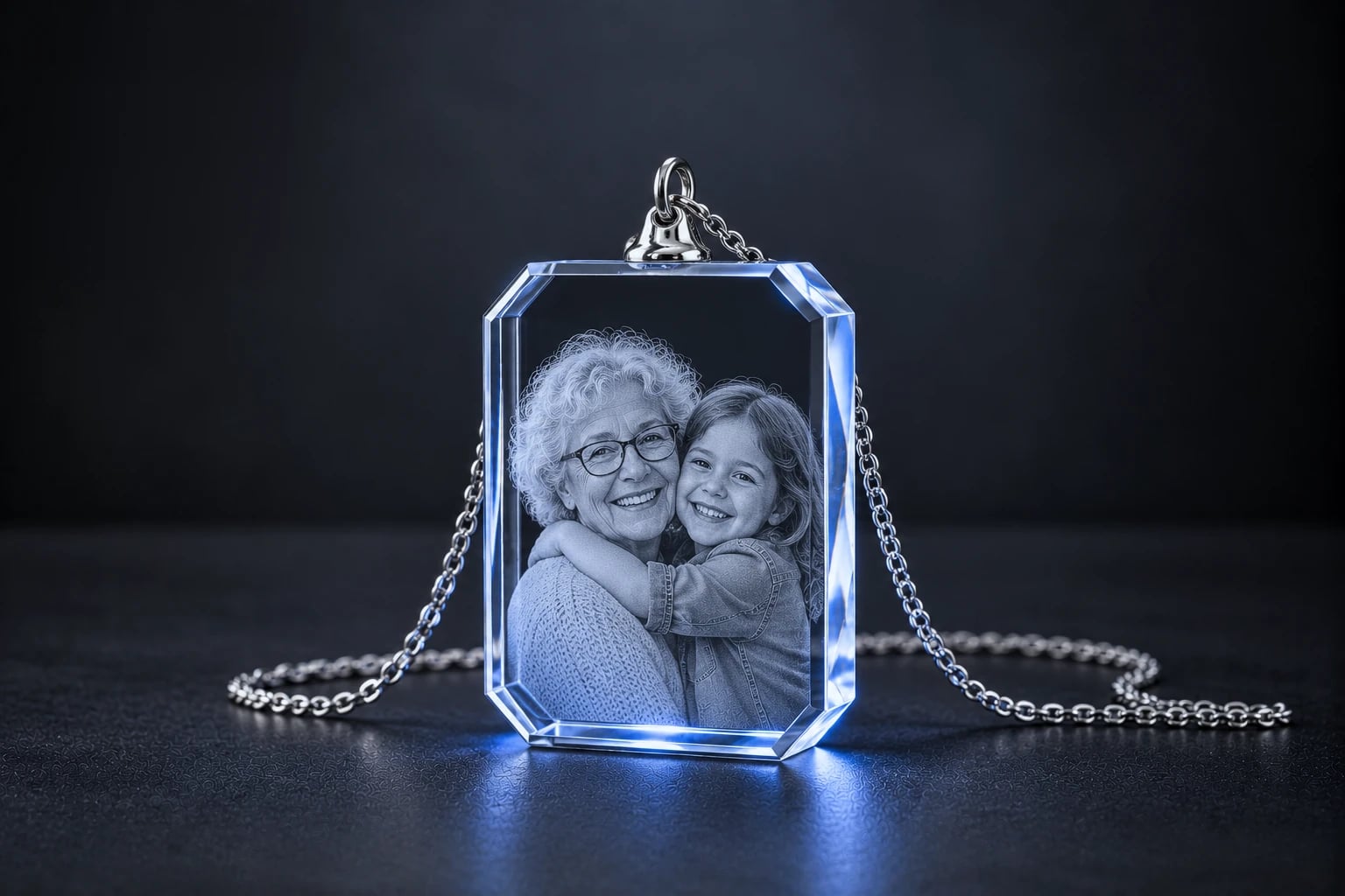 Rectangle Necklace 3D